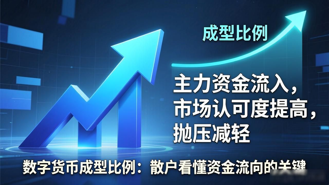 数字货币成型比例：散户看懂资金流向的关键