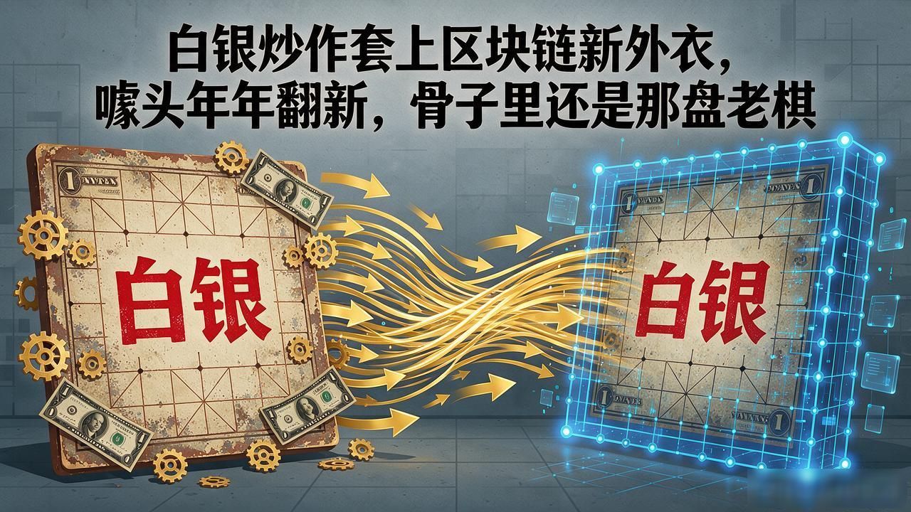 白银炒作套上区块链新外衣，噱头年年翻新，骨子里还是那盘老棋