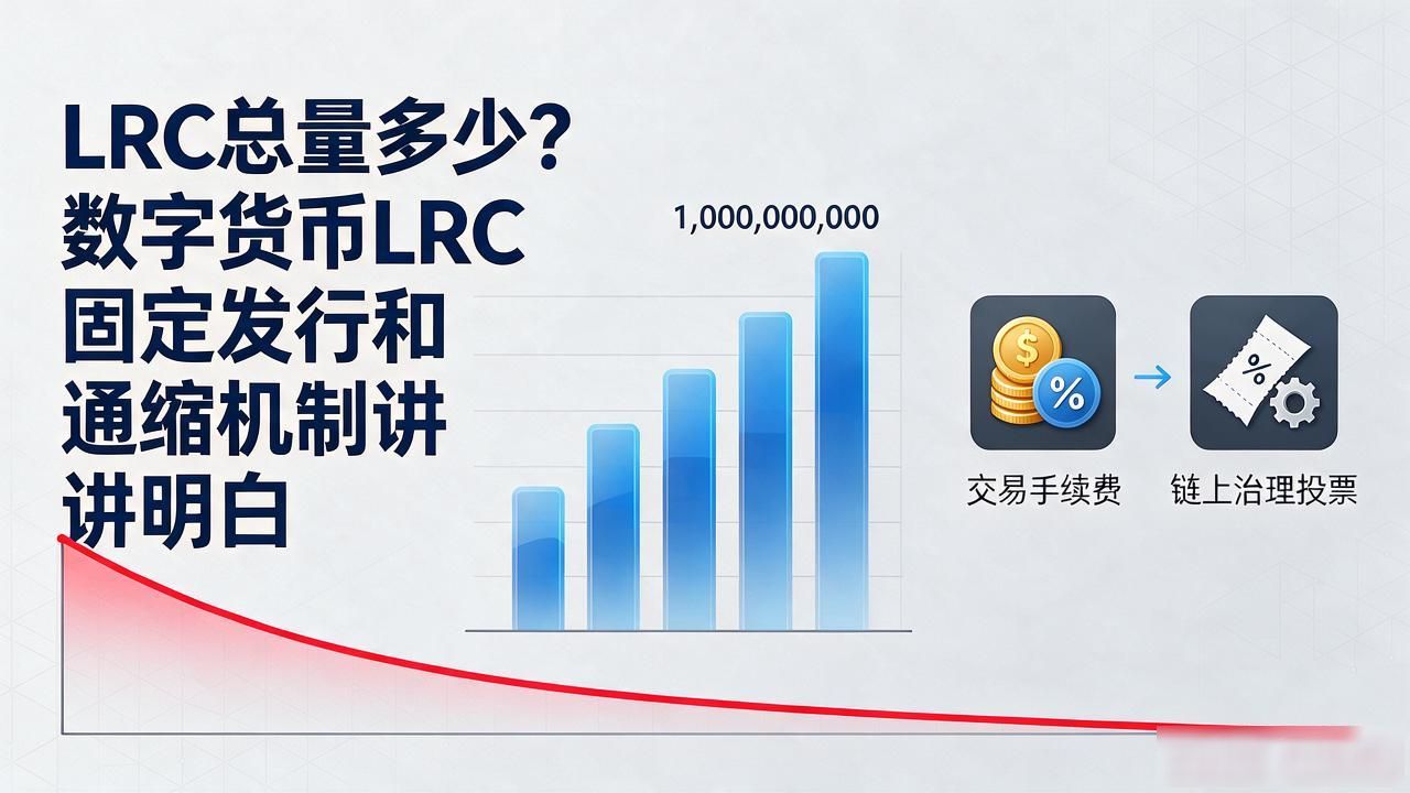 LRC总量多少？数字货币LRC固定发行和通缩机制讲明白